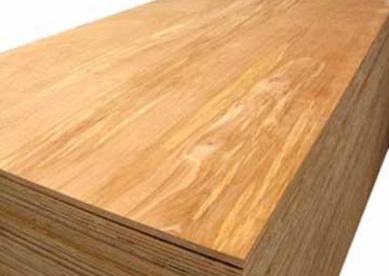 a close-up of a plywood