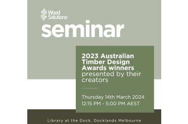 2023 Australian Timber Design Awards winners