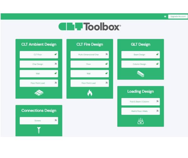 Intro screen for CLT Toolbox software