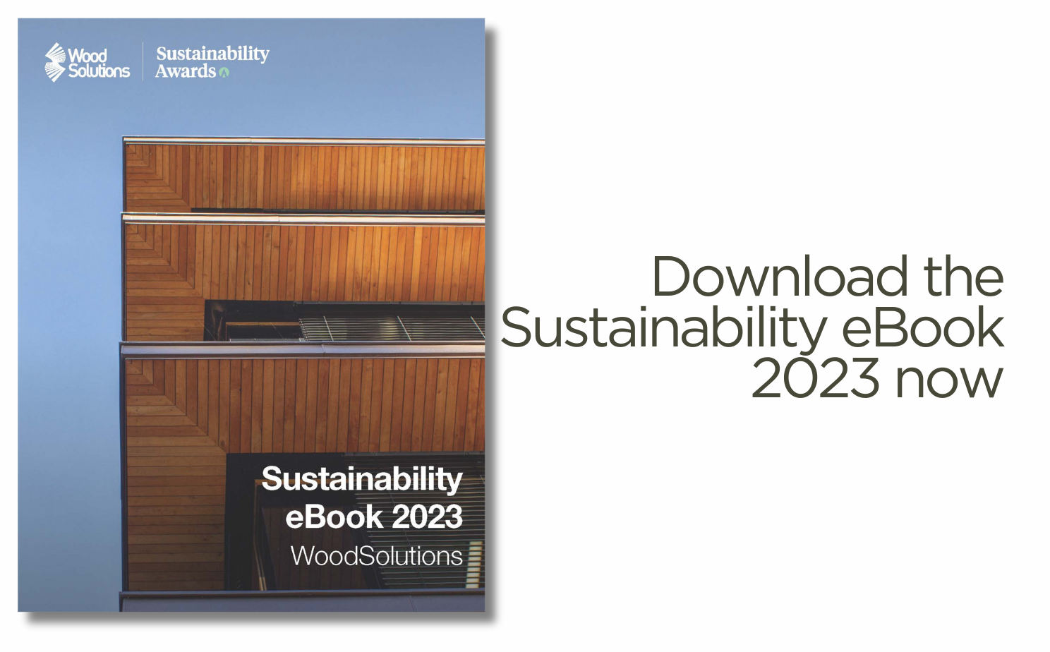 Cover of ebook looking up at the top of a timber building