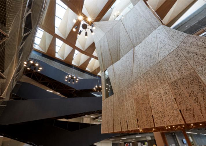 a low angle view of a building