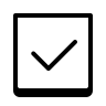 Checkbox icon