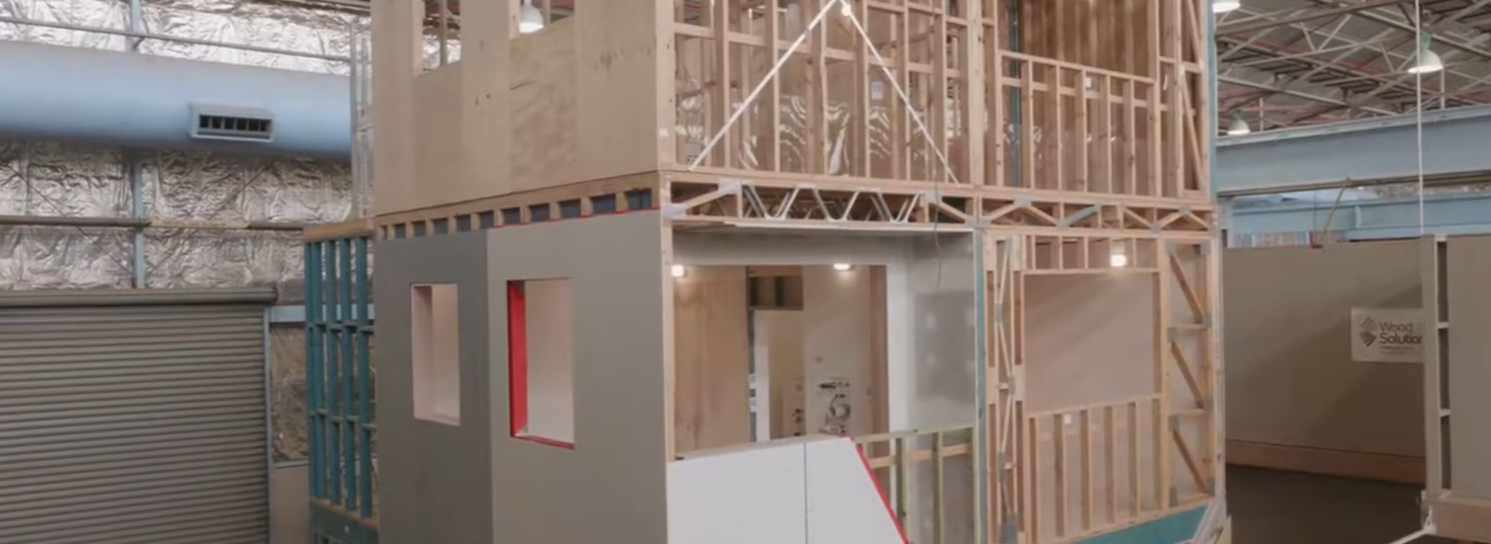 Photo of the WoodSolutions Mid-Rise Demonstration Model