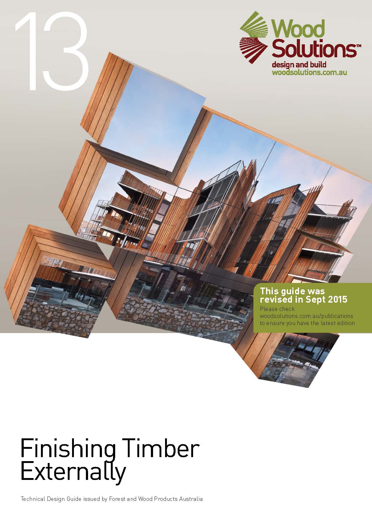 WS TDG 13 Finishing Timber Externally 