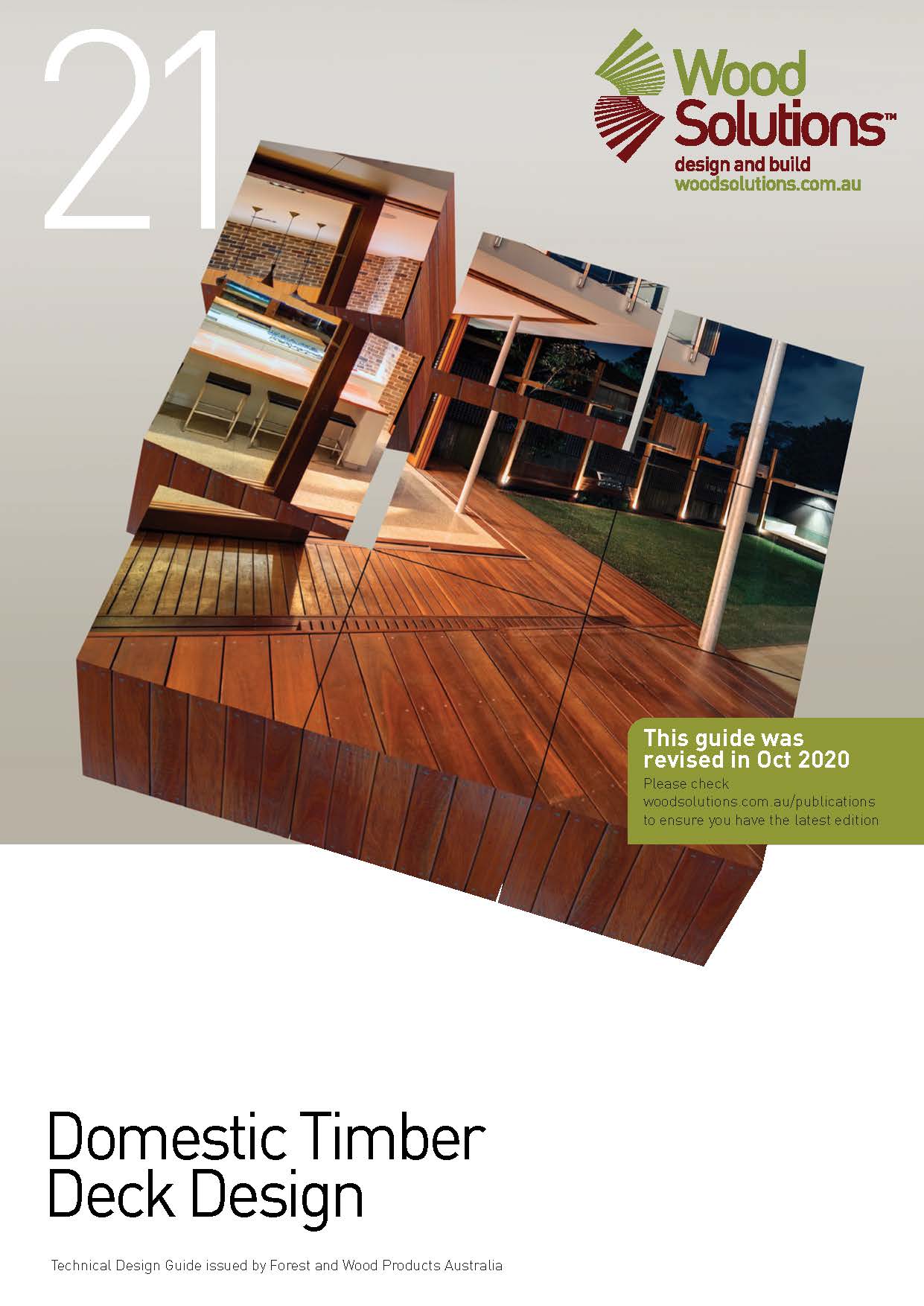 WS TDG 21 Domestic Timber Deck Design