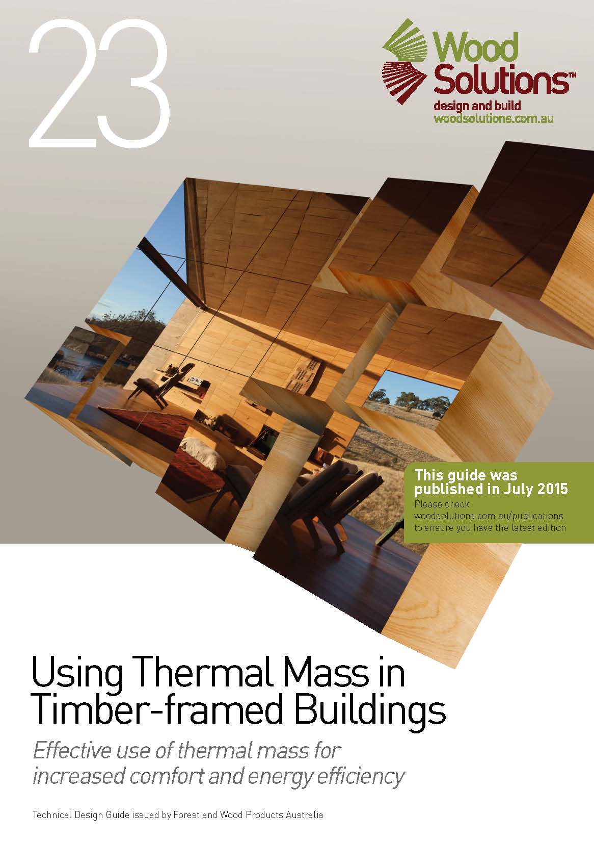 WS TDG 23 Using Thermal Mass in Timber-framed Buildings 