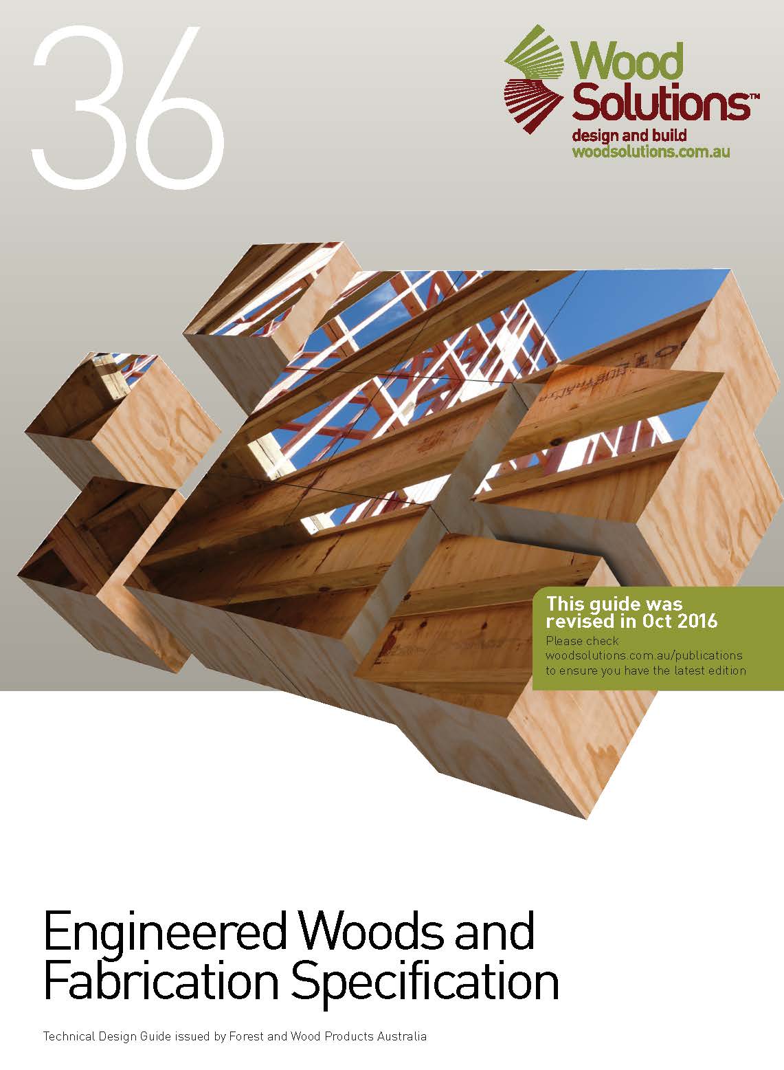 WS TDG 36 Engineered Woods and Fabrication Specification