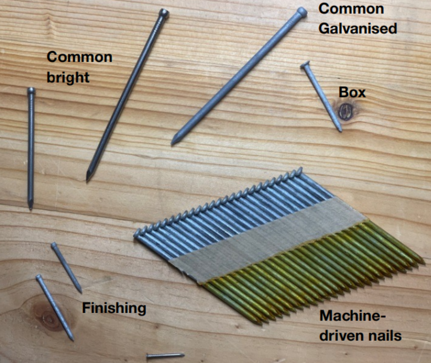Common nail types
