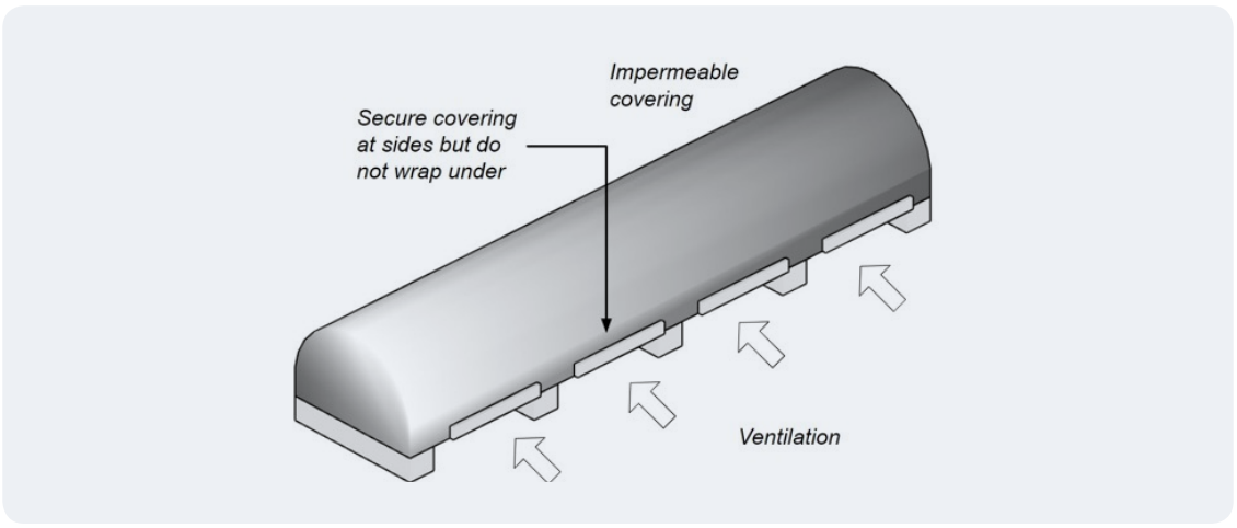 Stored timber elements. (Image credit: TDA)