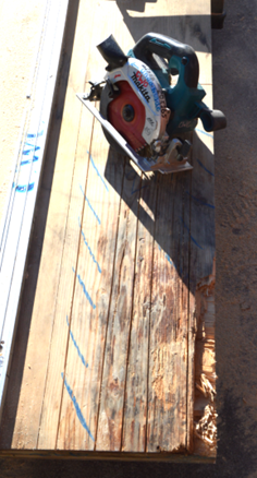 Cutting out the affected area 