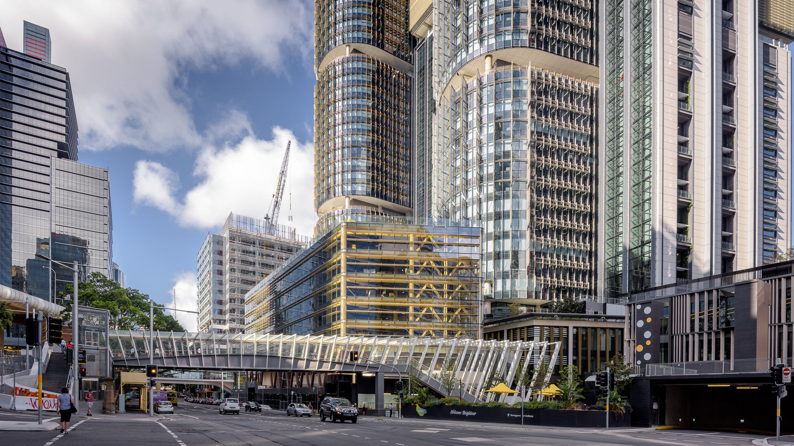 Exterior view of construction at International House