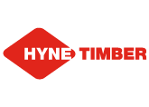 a red and black logo