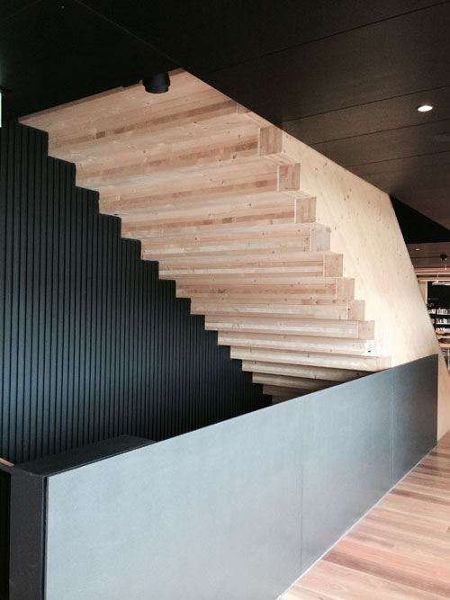 Underside of staircase