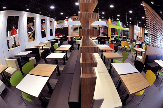 London 2012 McDonalds interior