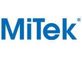 a blue and black logo