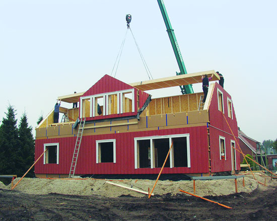 pre-fabricated panel construction
