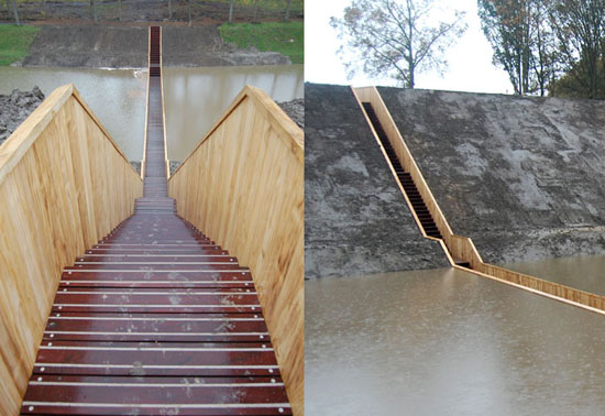 RO&AD sunken pedestrian bridge