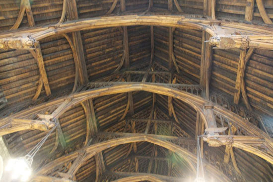 Westminster Hall hammer beams