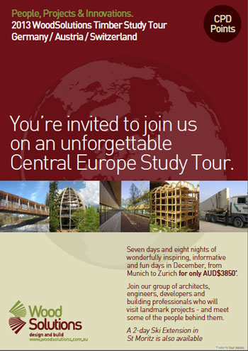 WS 2013 Study Tour brochure cover