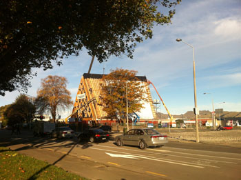 Shigeru Ban cardboard cathedral 1