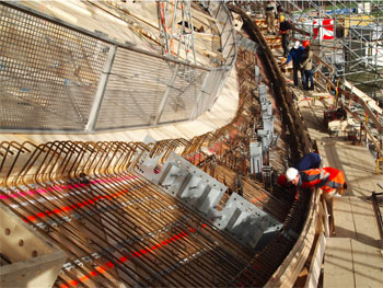 creating the concrete ring