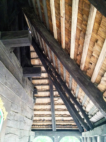 Wooden shingles