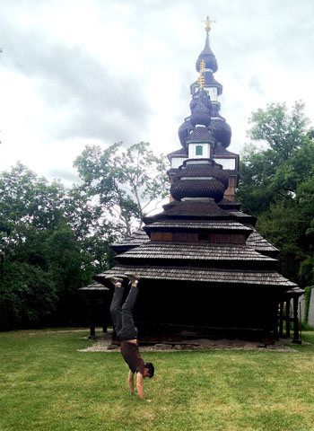 Celebrating the wooden church