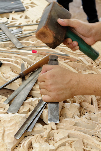 wood carving