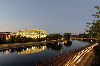 Institutional-Commercial >$10M Wood Design Award Winner: Lansdowne Park (Ottawa, ON); Architect: CannonDesign Ltd.; Engineer: Halsall Associates / Moses Structural Engineers Inc.