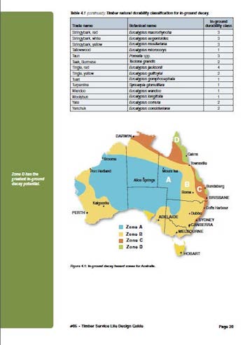 WoodSolutions Technical Design Guide - Timber Service Life Design geographic zones