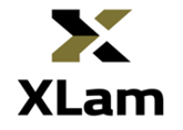 a black and green logo