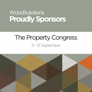WoodSolutions Proudly Sponsors The Property Congress on the 11-13 of September