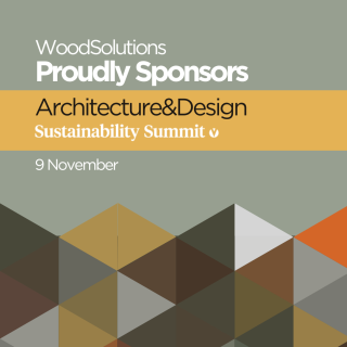 WoodSolutions Proudly Sponsors the 2023 Architecture&Design Sustainability Summit on November 9th