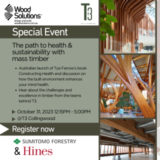 WoodSolutions Special Event | The path to health & sustainability with mass timber