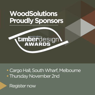 WoodSolutions Proudly Sponsors - 2023 Australian Timber Design Awards