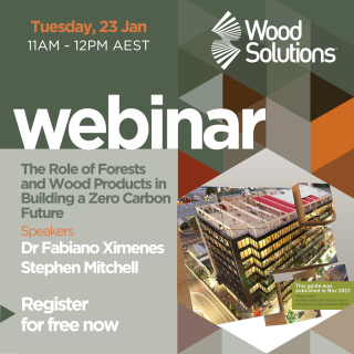 WoodSolutions Webinar | The Role of Forests and Wood Products in Building a Zero Carbon Future