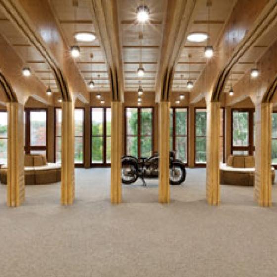 Candlebark School Library interior