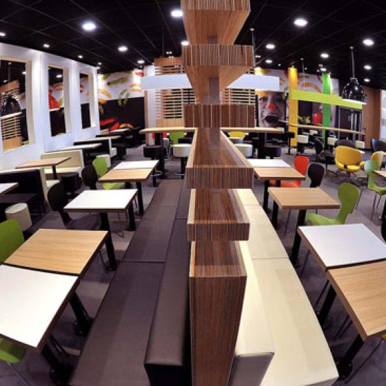 London 2012 McDonalds interior