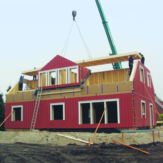 pre-fabricated panel construction