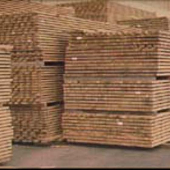 Sawn timber is air-drying, a much slower way to season timber