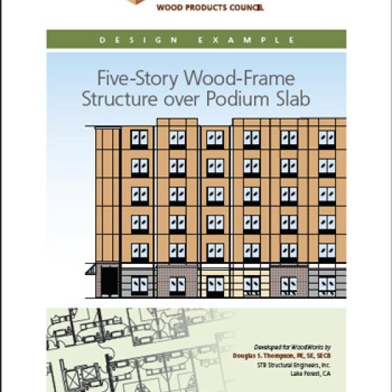 Free 5 storey wood frame design example WoodSolutions