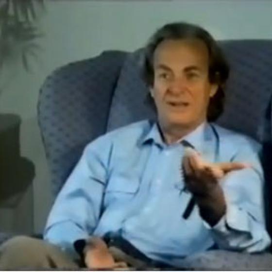 Richard Feynman explaining how trees grow from the air