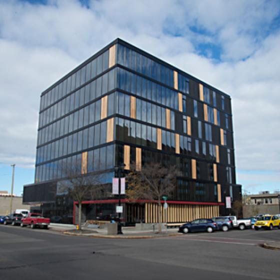 WIDC North Americas tallest all wood building