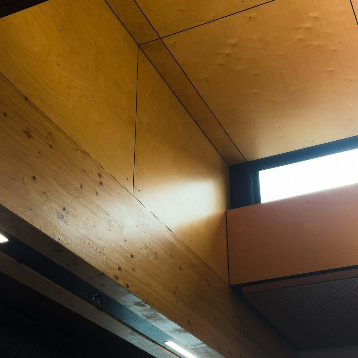Library at The Dock - ceiling 