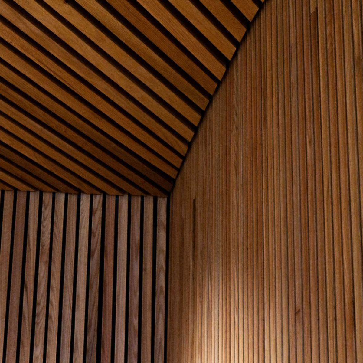 Photo of interior detail, Michael Kirby Building, Macquarie Law School