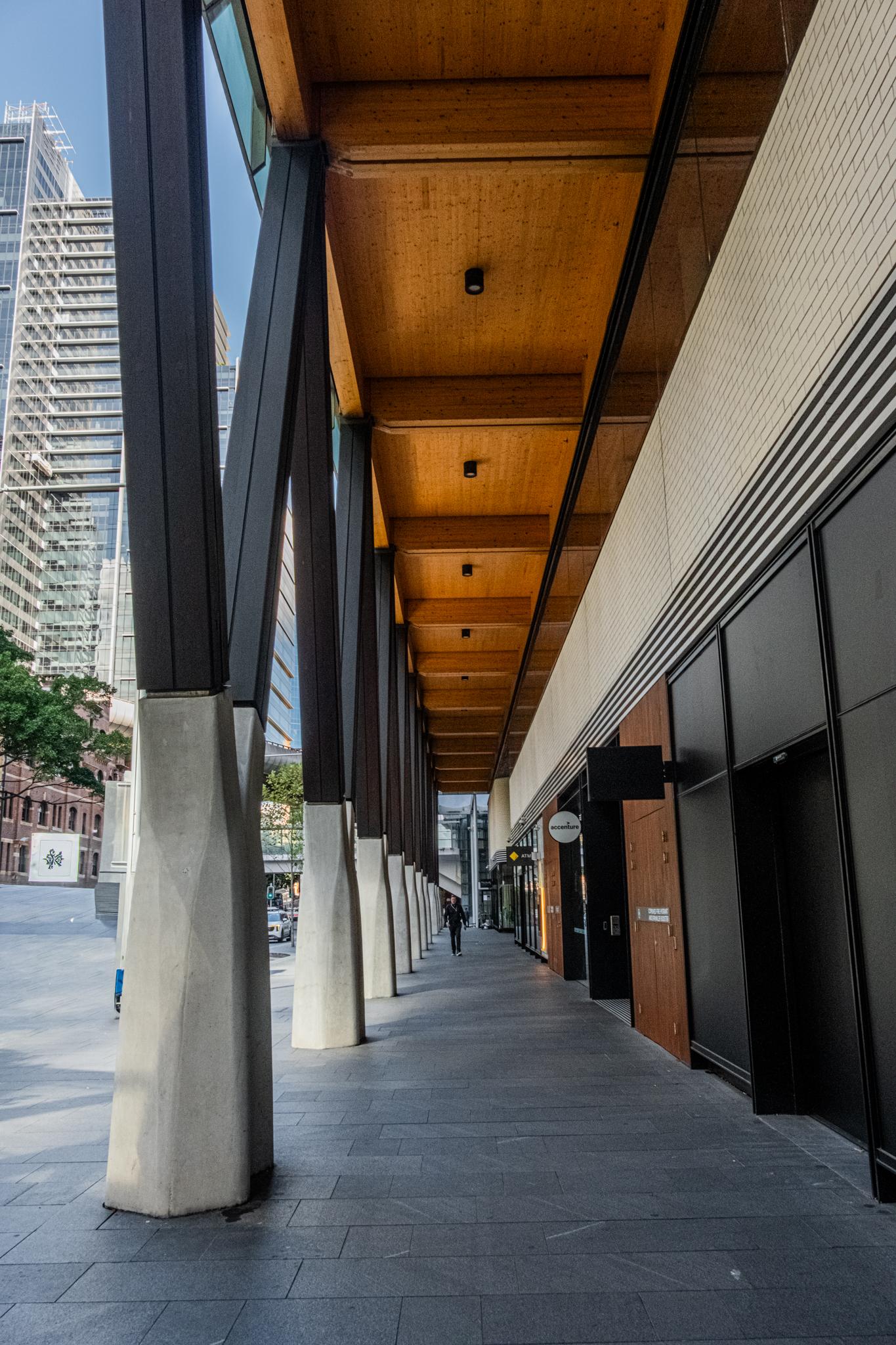 Exterior detail at International House