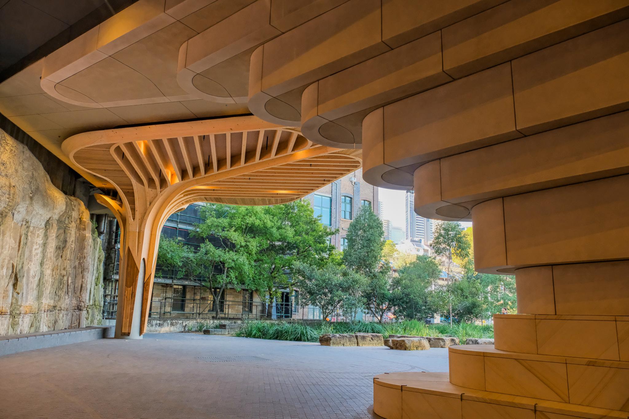 The Cutaway, Barangaroo Reserve - ceiling