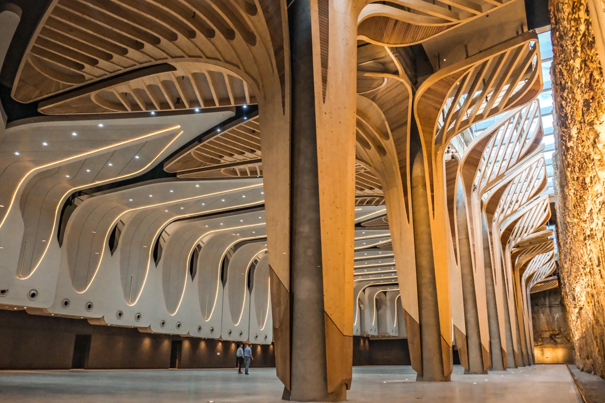 The Cutaway, Barangaroo Reserve - ceiling feature