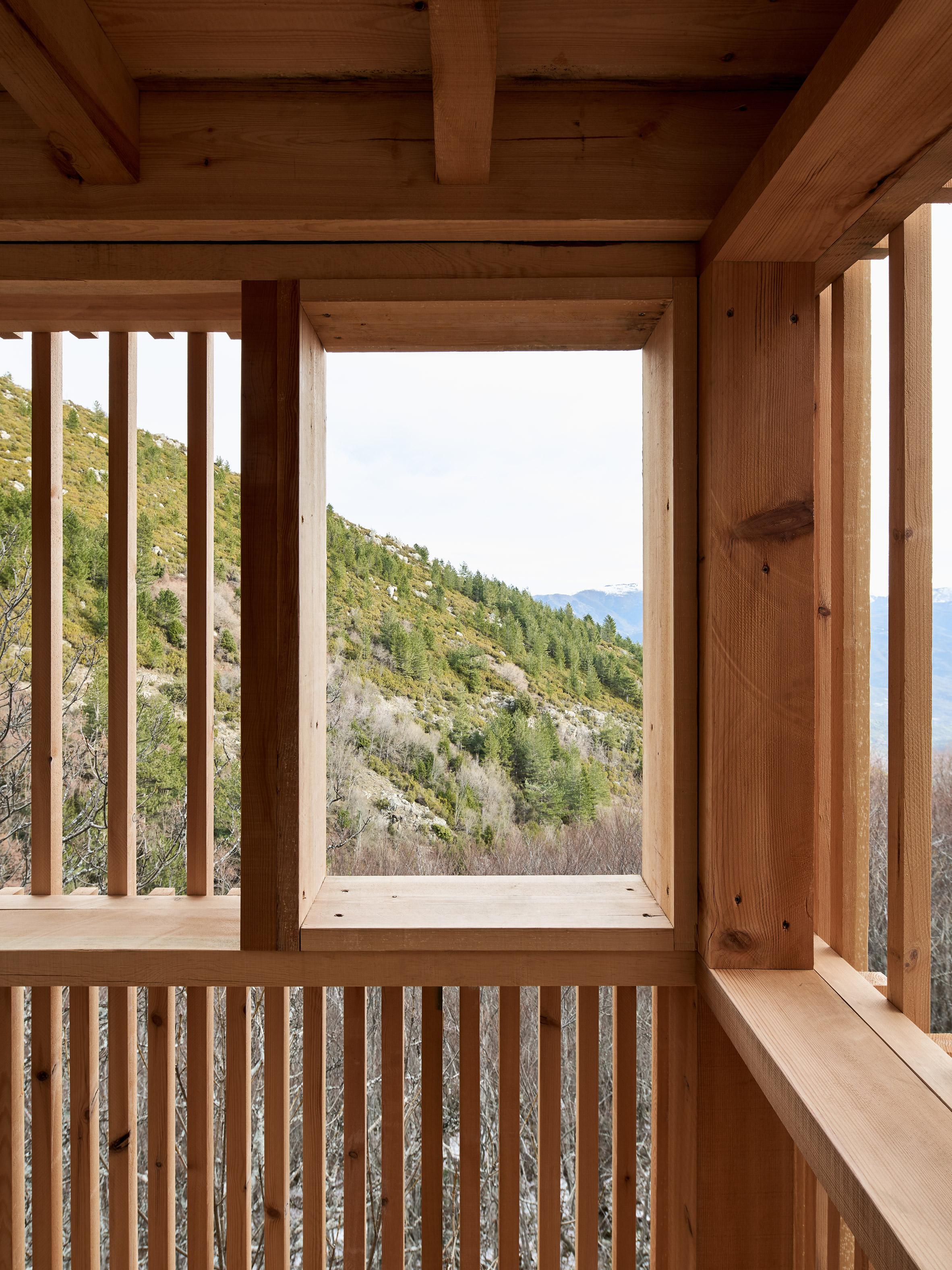 a window on a building