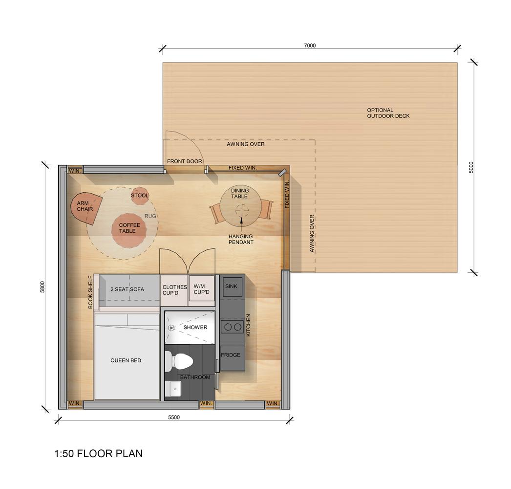 a floor plan of a small house